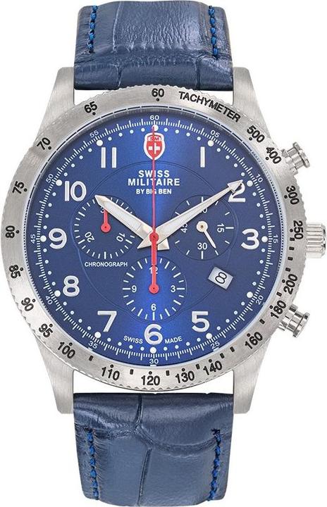 Swiss Military Uhr Swiss Militaire Lugano (Analoguhr, 42 mm)