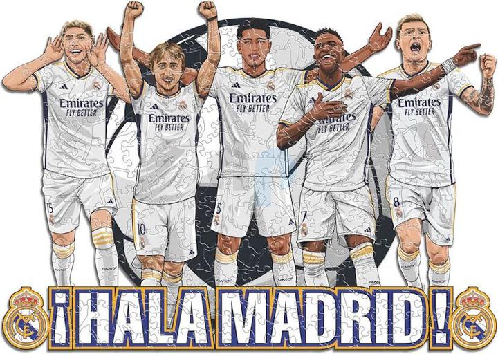Produktbild Iconic Real Madrid CF - 5 Spieler - Holz Puzzle Grösse L (500 Teile) (500 Teile)
