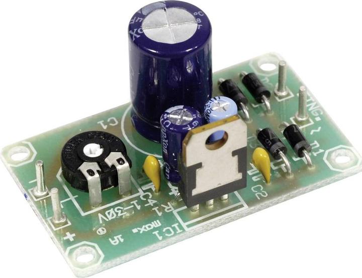 H-Tronic Voltage regulator board for LM 317-T output voltage 1.2