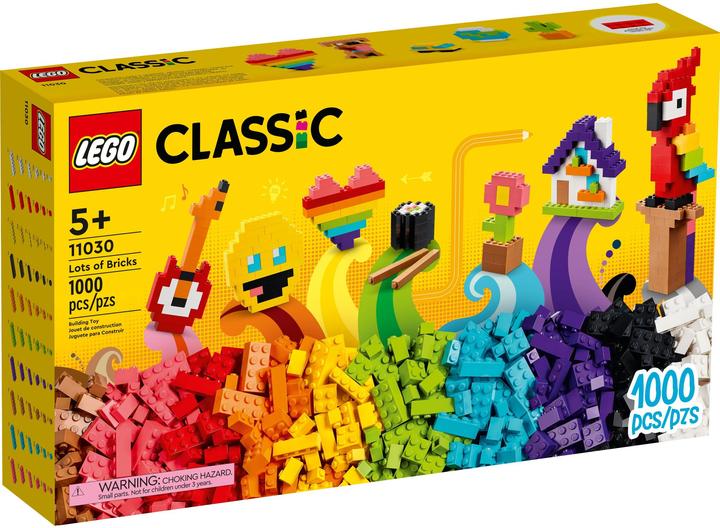 Actual product image LEGO Classic Grosse bunte Steinebox - 11030 NEU! Teile 1000x (11030)