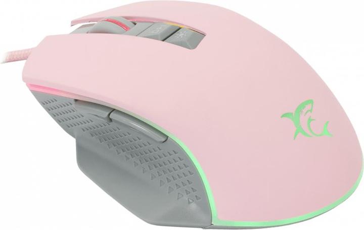 Produktbild White Shark Gaming mouse Gareth Pink with RGB illumination (Kabelgebunden)