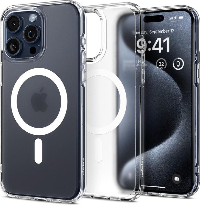 Produktbild Spigen Ultra Hybrid MAG iPhone 15 Pro Max 6,7" Magsafe frost clear ACS06580 (Apple iPhone 15 Pro Max)