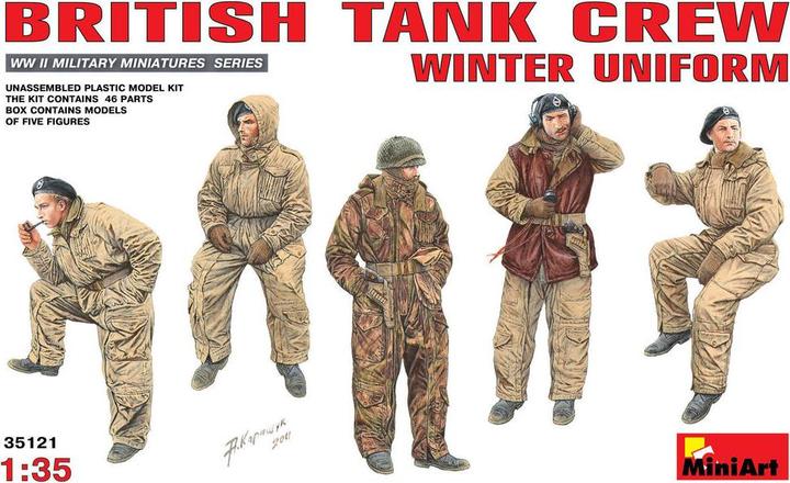 Image du produit Mini art Equipage de chars britanniques en uniforme d'hiver