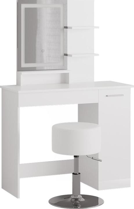 Actual product image Vicco Julia with stool and lighting (90 x 38 x 138 cm)