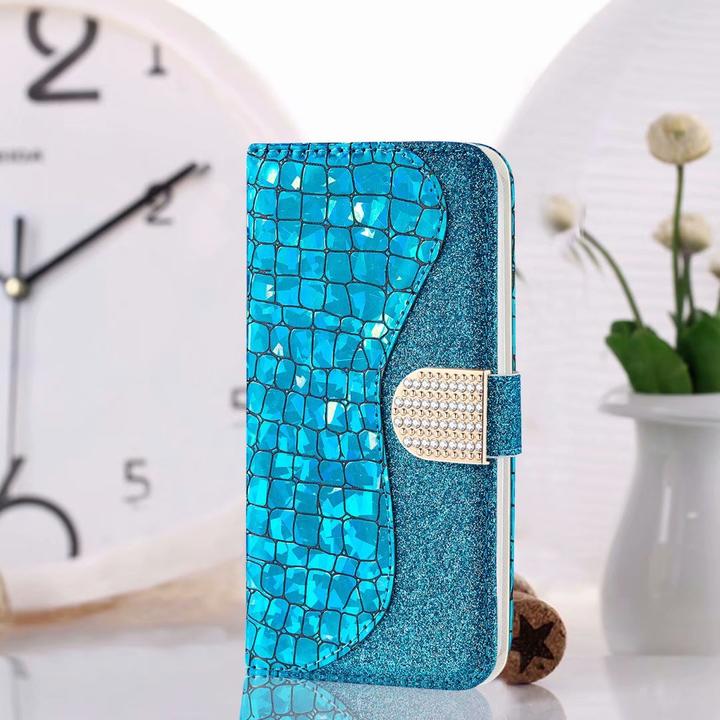 Image du produit PhoneLook Fourre Flip Croco Strass (Apple iPhone 11)