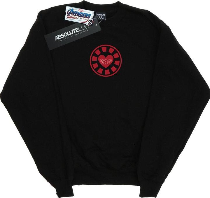Produktbild Avengers Endgame Ich liebe dich 3000 Tony Stark Herz Sweatshirt (M)