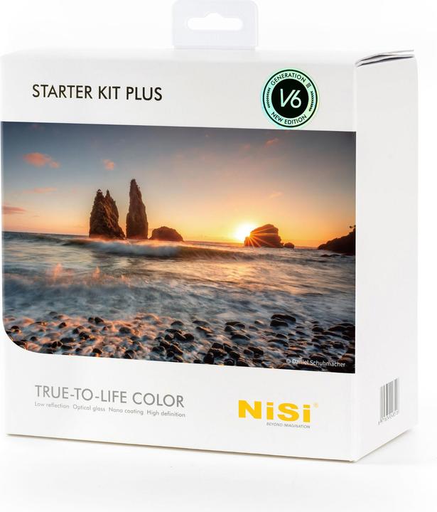 Nisi Kit de démarrage V6 Plus 100mm (Filtre gris neutre, Filtre dégradé gris, 100 mm)