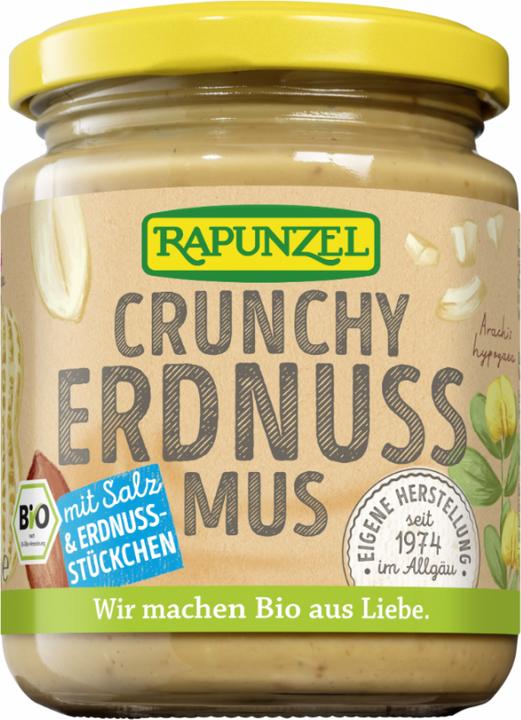 Actual product image Rapunzel Peanut butter Crunchy with salt (250 g)