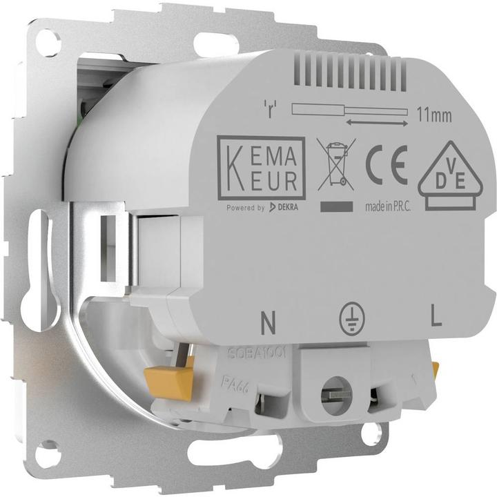 Actual product image 2USB 2U-449559 Protective contact socket outlet with USB charging output, increased contact protection