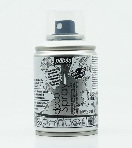 Actual product image Pebeo Decospray Matt acrylic paint (White, 100 ml)