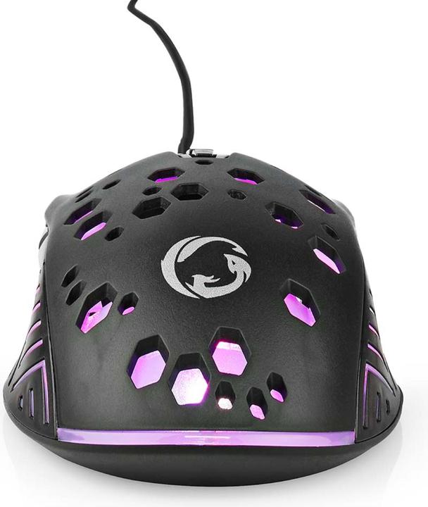 Actual product image Nedis Gaming Mouse | Wired | 800 / 1200 / 2400 / 3200 / 4800 / 7200 dpi | Adjustable DPI | Anz (Cable)