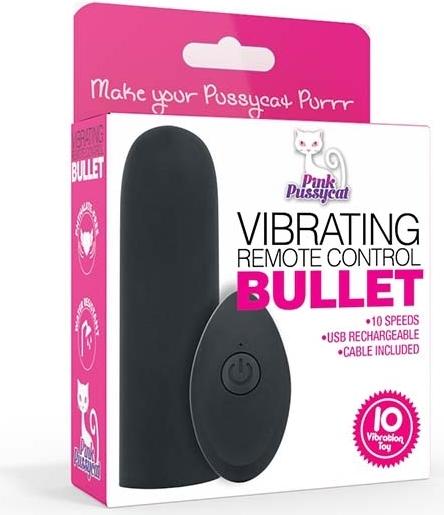 Image du produit Pink Pussycat Vibrating Remote Control Bullet