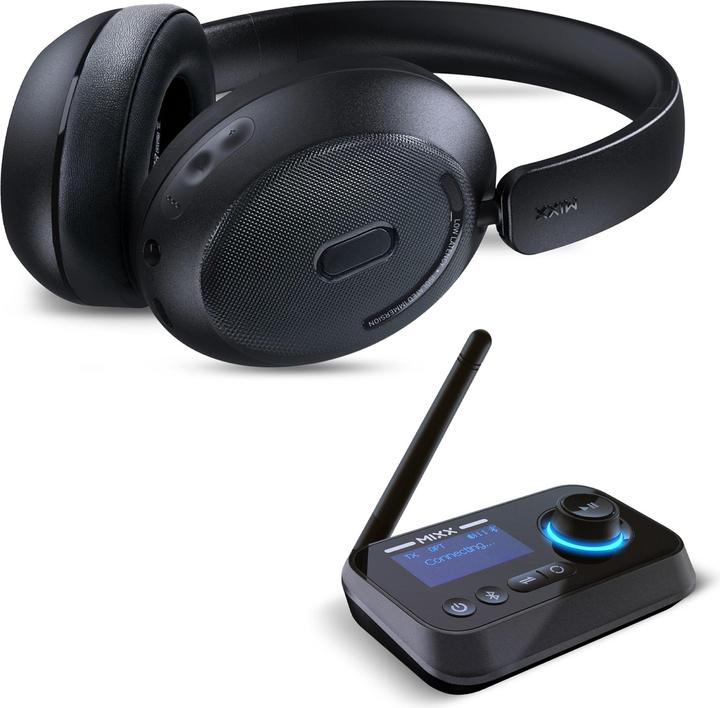 Image du produit Mixx Casque StreamQ TV + StreamPort TV noir (40 h, Filaire)