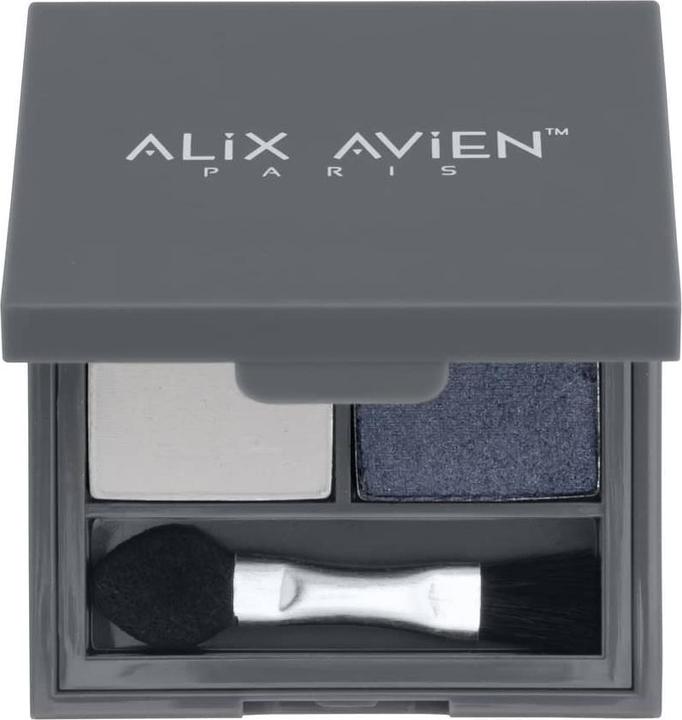 Alix Avien Duo Eyeshadow - Blue Gray & Pearly Navy (BLUE GRAY PEARLY NAVY)