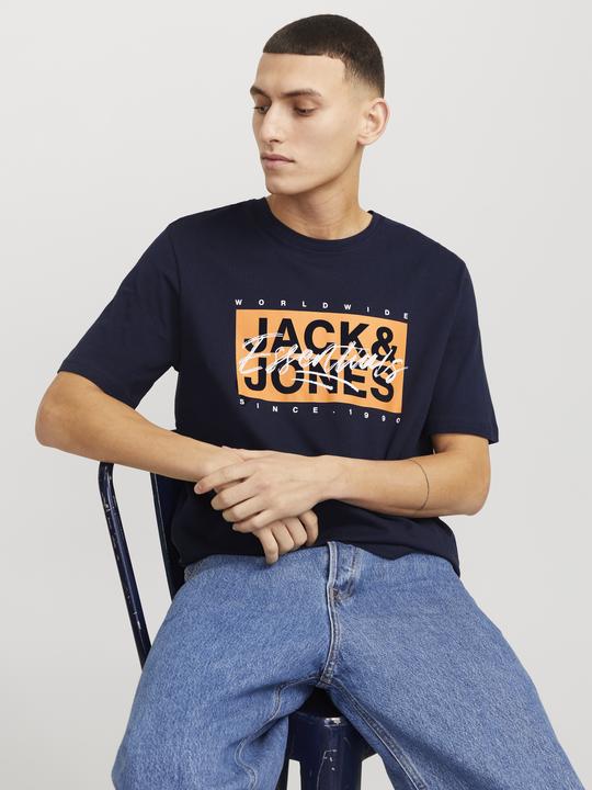 Actual product image Jack & Jones Logo round neck T-shirt T-shirt (XS)