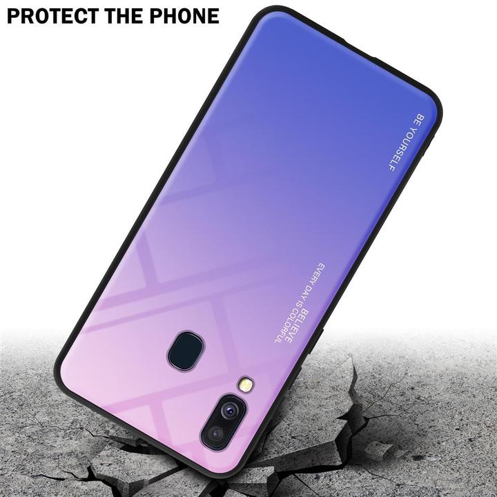Image du produit Cadorabo Couverture en verre TPU 2 couleurs (Samsung Galaxy A40)