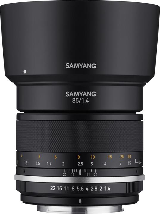 Actual product image Samyang 85mm f/1.4 MK2 MFT (Micro Four Thirds, APS-C / DX, full size)