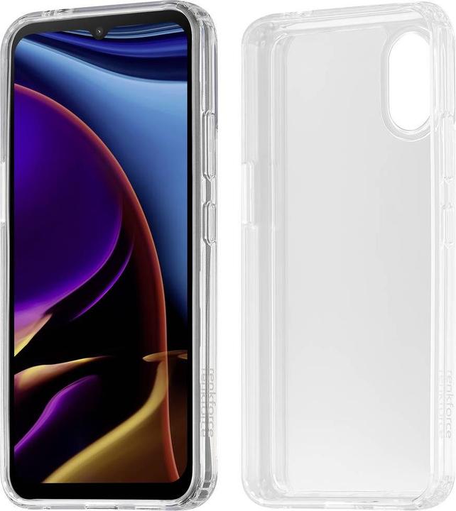 Actual product image Renkforce RF-6177938 Back cover Samsung Xcover 7 Transparent Inductive charging (Samsung Galaxy Xcover 7)