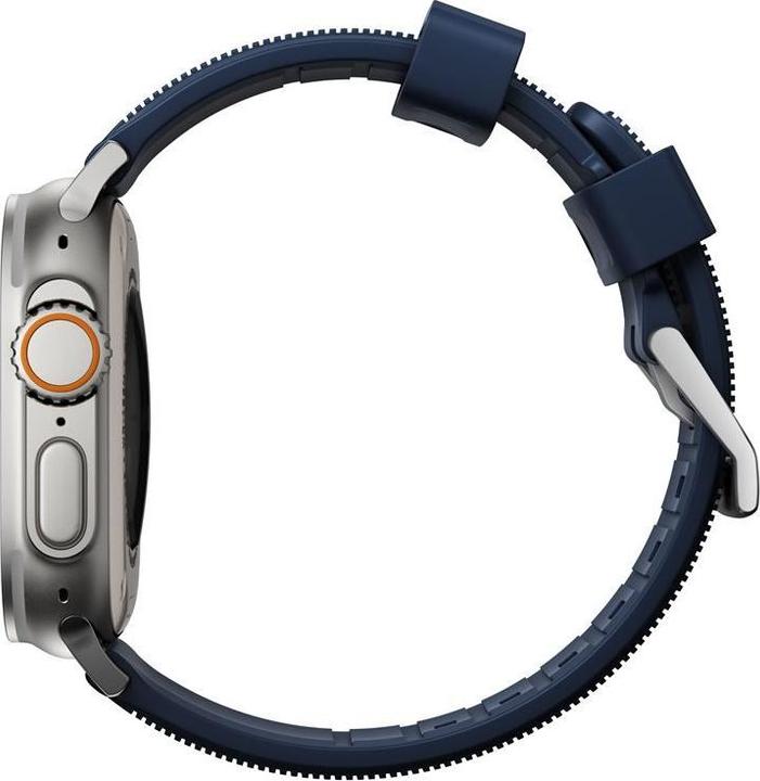 Image du produit Nomad Strap durci Atlantic Blue Connector Silver 42/44/45/49mm (45 mm, 44 mm, 42 mm, 49 mm, Pneus)