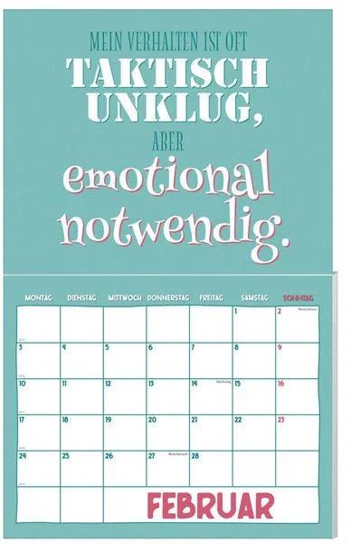 Image du produit Kit calendrier humour 2025, 9 pièces (Non contraignant, Allemand)
