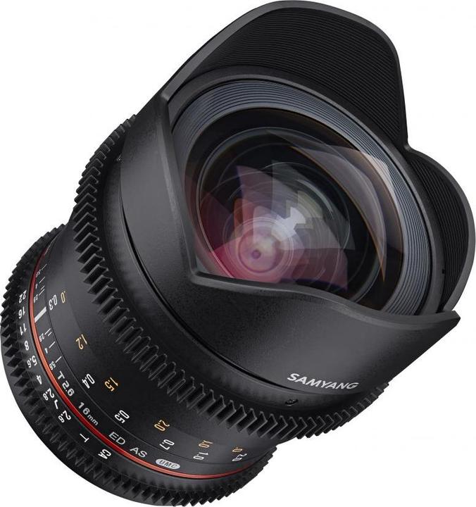 Actual product image Samyang 16mm T2.6 Canon EF (Canon EF, full size, APS-C / DX)