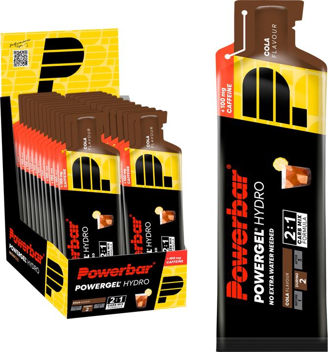 Powerbar PowerGel Hydro (Koffein, Cola, 24 Stk., 1850 g)