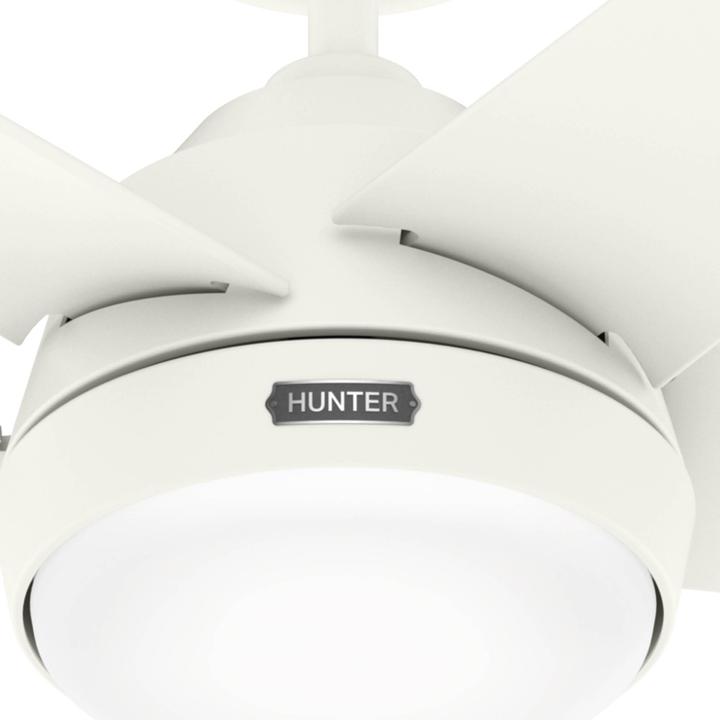 Produktbild Hunter Fans Outdoor Deckenventilator Marina Weiss mit LED (42 dB)