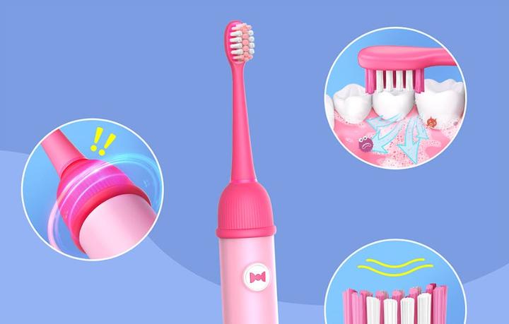 Immagine prodotto Bitvae Spazzolino sonico con app per bambini e set di punte K7S (rosa) (Spazzolino sonico)