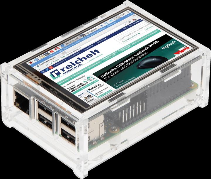 Produktbild Raspberry Pi Pi Gehäuse für 3.2" Touchscreen Display