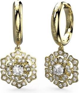 Produktbild Guess Beautiful Gold Plated Circles with Flower Charms La Fleur JUBE04559JWYGT/U