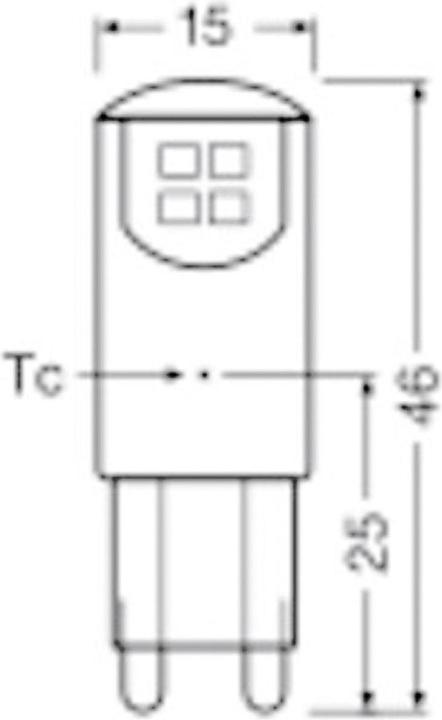 Image du produit Osram Led Pin (G9, 1.90 W, 200 lm, 2 x, F)