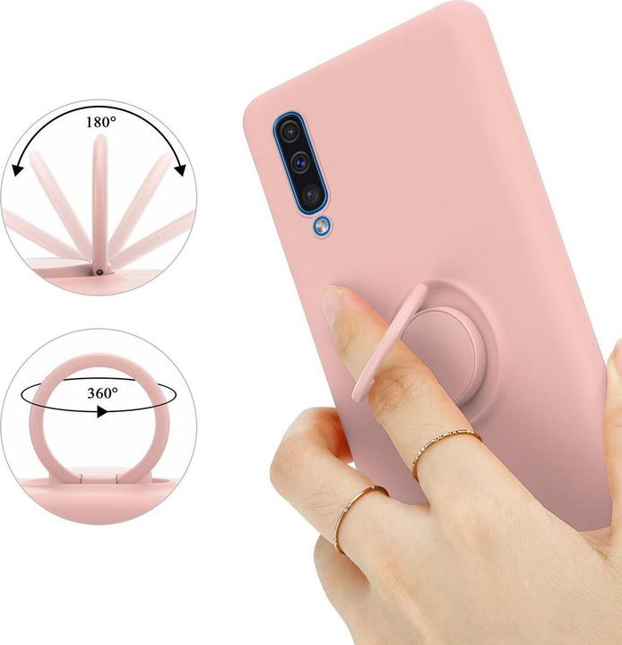 Image du produit Cadorabo Coque TPU Liquid Ring Silicone Case (Samsung Galaxy A30s, Samsung Galaxy A50s)