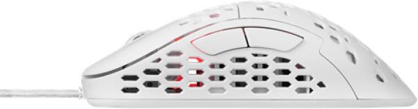 Produktbild Deltaco GAMING White LINE 65g Gewicht, 400-6400 DPI, 1000 Hz, weiss (Kabelgebunden)