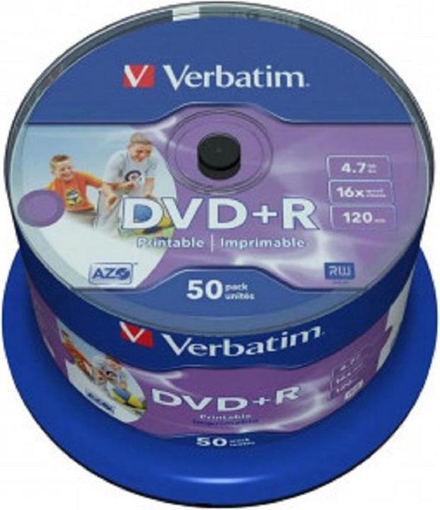 Produktbild Verbatim 43758 DVD+R DL 50pc (50 x)