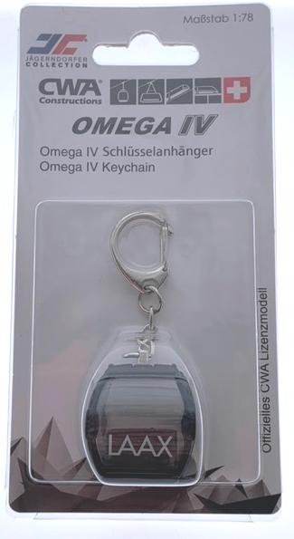 Actual product image Jägerndorfer Key fob black Laax Omega-IV, metal