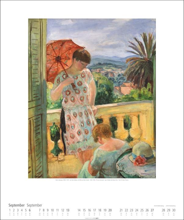 Produktbild Impressionismus Kalender 2026 (46 x 55 cm, Englisch, Deutsch)
