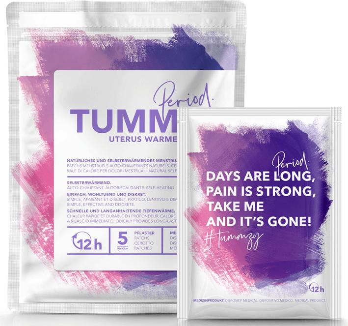 Actual product image Tummzy Menstrual plasters (5 x)