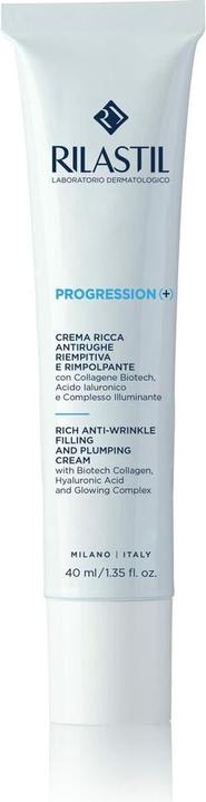 Immagine prodotto Rilastil Progression Plus Crema Antirughe Ricca con Collagene e Acido Ialuronico 40ml (40 ml)