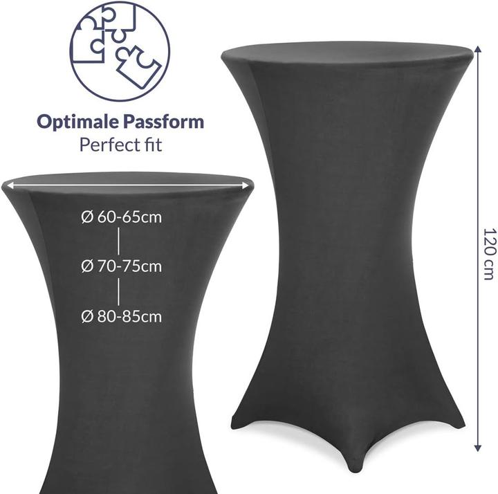 Produktbild Detex 2x Stehtischhussen (60 x 120 cm)
