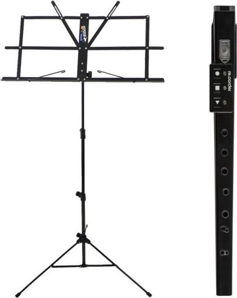 Actual product image Artinoise Re.Corder acoustic digital recorder black with music stand (Fipple pipe)