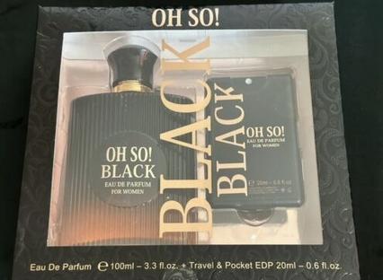 SET Oh So! Black EDP spray 100ml + SHOWER GEL 100ml (Eau de Parfum)