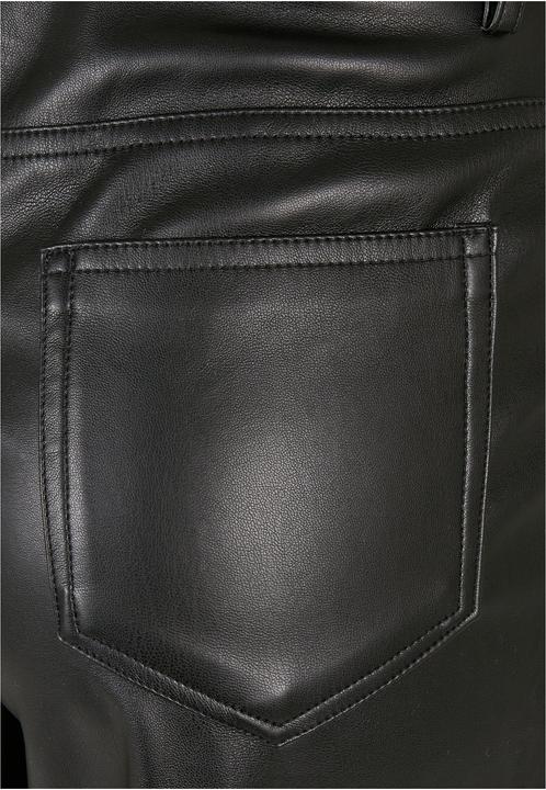 Actual product image Urban Classics Ladies Faux Leather Wide Leg Pants (26)