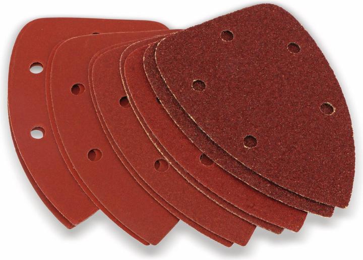 Produktbild Eneroid 10er-Schleifdreiecke-Set, 140x140x90mm je 2x K40/K80/K120/K180/K240