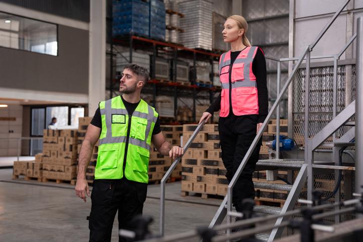 Produktbild Korntex Warnweste Multifunktional Hamburg Hellgrün mit 360° Sicherheit XXL EN ISO 17353 ® KXCMF (XXL)