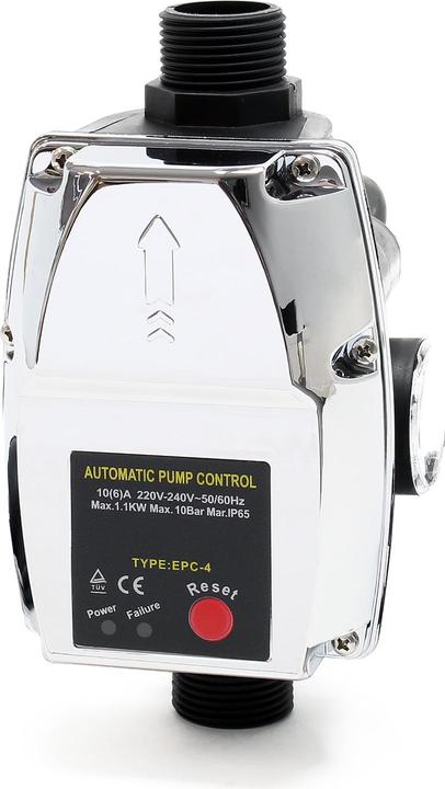 Produktbild Wiltec Druckschalter EPC-4 230V 1-phasig Pumpensteuerung Hauswasserwerk (Hauswasserpumpe)