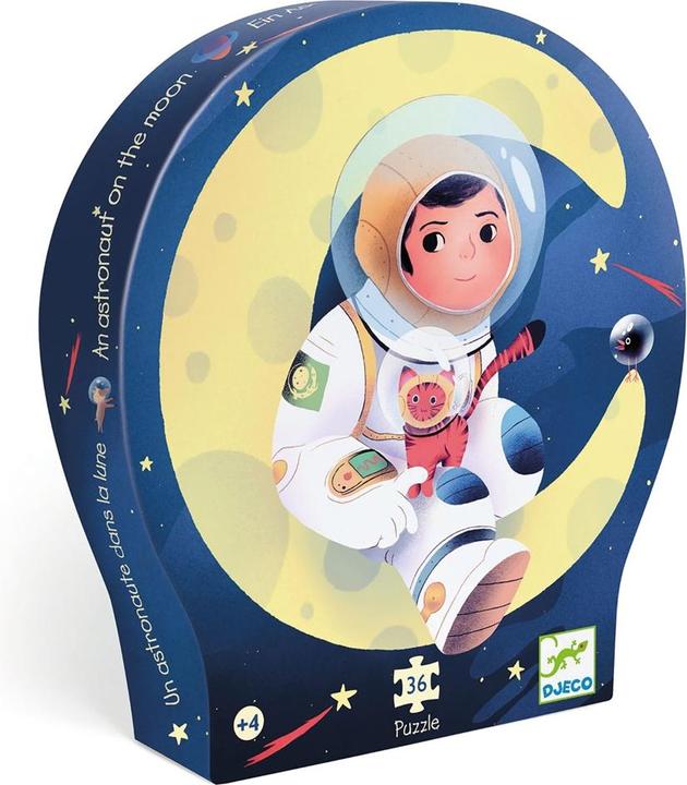 Produktbild Djeco Puzzle Astronaut auf dem Mond 36 Teile (36 Teile)