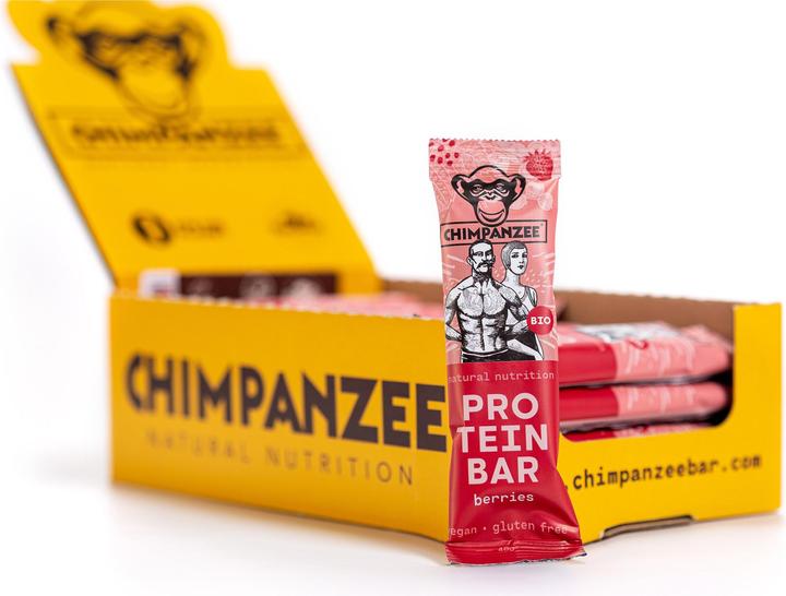 Actual product image Chimpanzee Protein Bar (Berries, 20 pcs., 900 g)