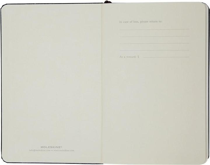 Image du produit Moleskine Carnet d'adresses doublé, couverture rigide (A6, À rayures, Couverture rigide)