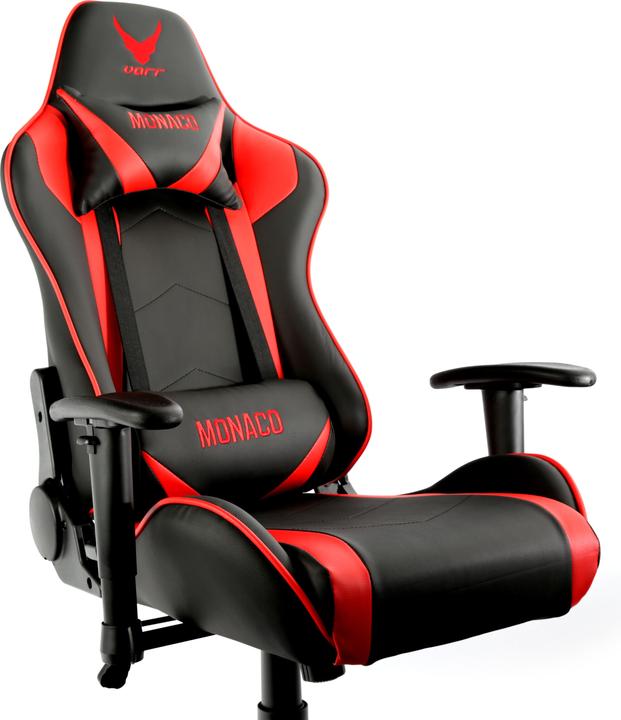 Productafbeelding Omega Gaming stoel Varr Monaco Gaming Chair, zwart-rood