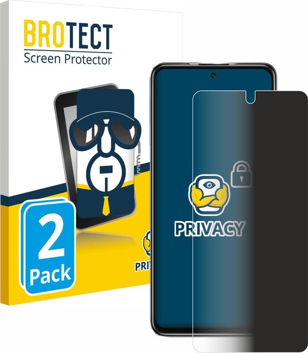 Immagine prodotto BROTECT Pellicola privacy antispia Pellicola di protezione dalla luce blu (2 Pezzo/i, Xiaomi Poco M4 Pro 5G)